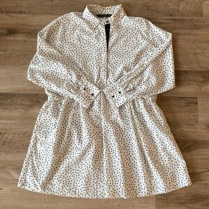 Zara Polla dot dress